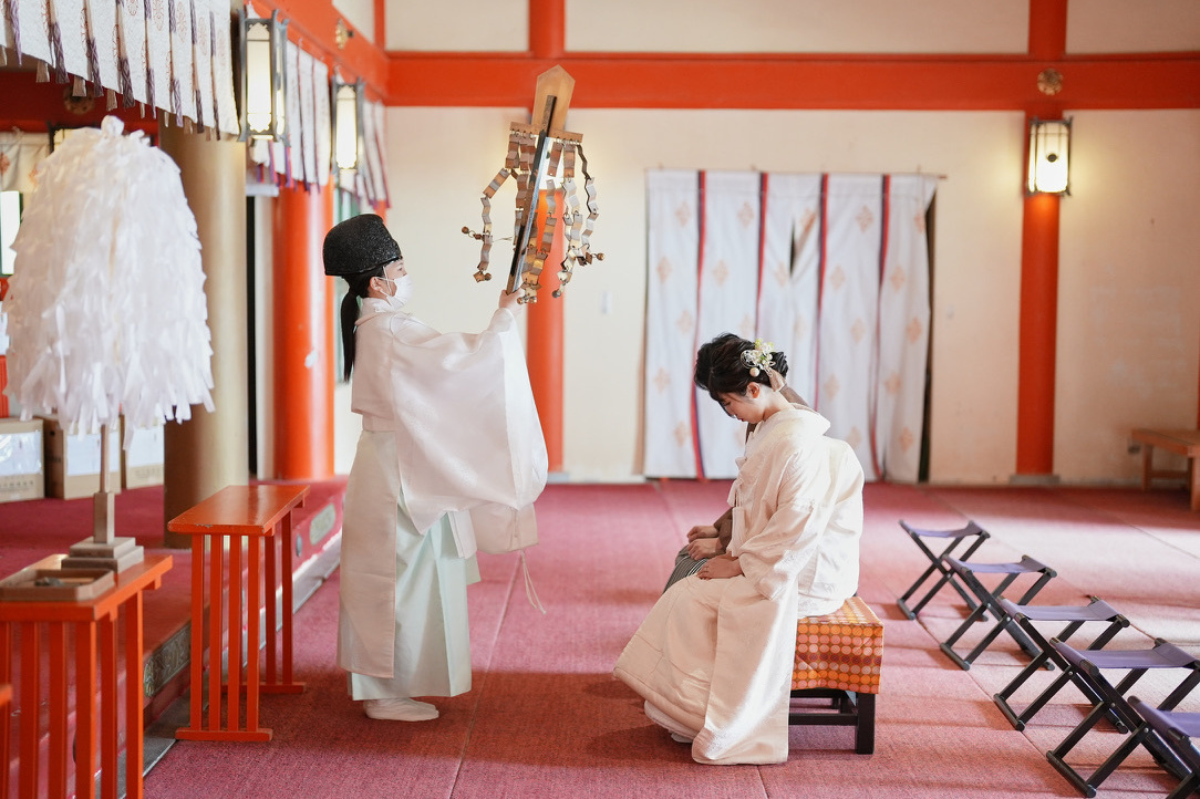 神社フォトウエディング
